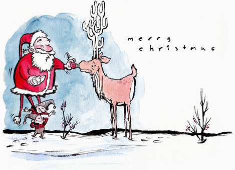 mike deas reindeer Cartoon Big